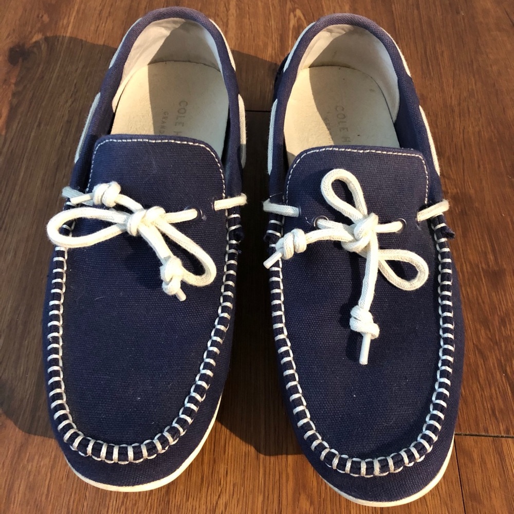 Cole Haan loafers, navy blue, size 9